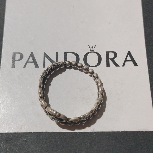 Pandora Sterling Silver My Princess Tiara Crown Ring, 190880cz, Size 56 or 7.5 - Picture 3 of 7